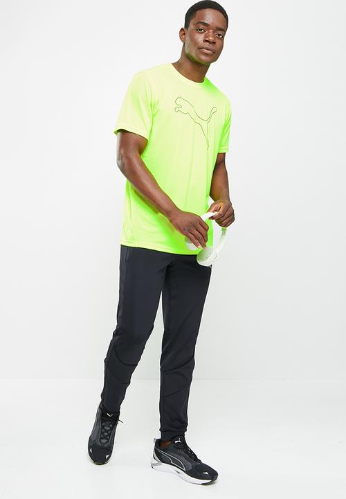 PUMA - Performance cat tee (s) - lime squeeze