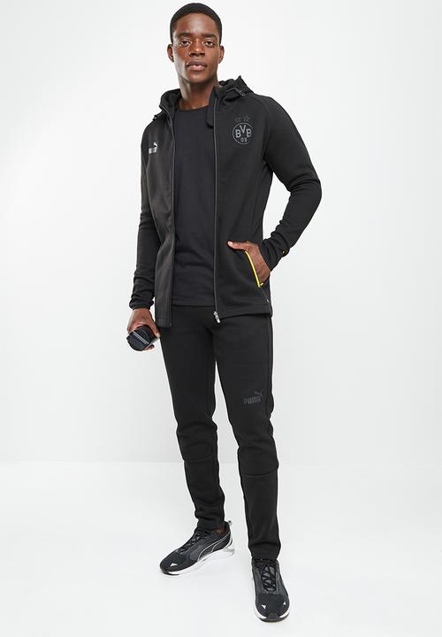 PUMA - Borussia Dortmund casuals hooded jacket - puma black
