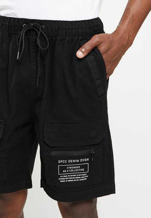 S.P.C.C - Malone utility short  - black