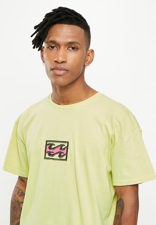 Billabong  - Chest wave short sleeve ww - light green
