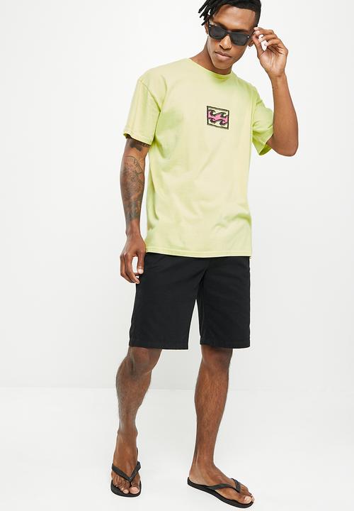 Billabong  - Chest wave short sleeve ww - light green