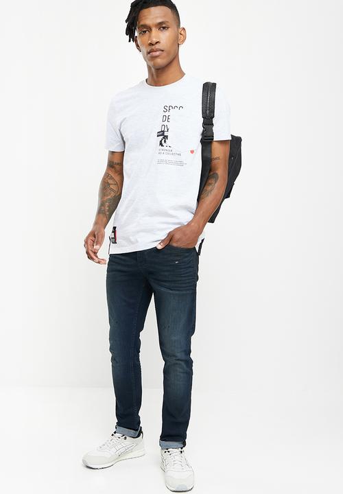 S.P.C.C - Ricketts tee  - light grey