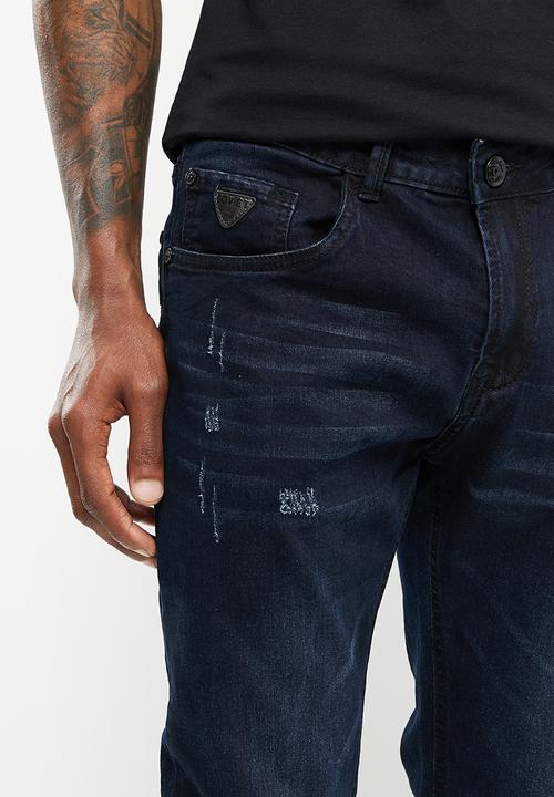 SOVIET - M raylen #9 slim leg denim - soot