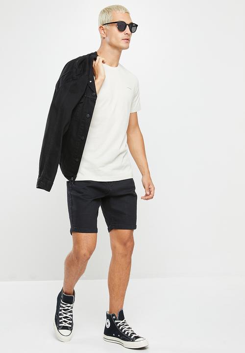 Calvin Klein - 2 Pack slim T-shirt - burnt olive & eggshell
