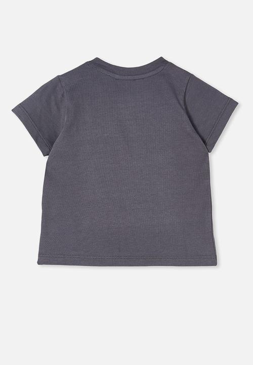 Cotton On - Jamie short sleeve tee-license - lcn bra rabbit grey/elton john speckle