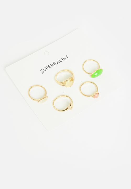Superbalist - Laura ring pack - gold