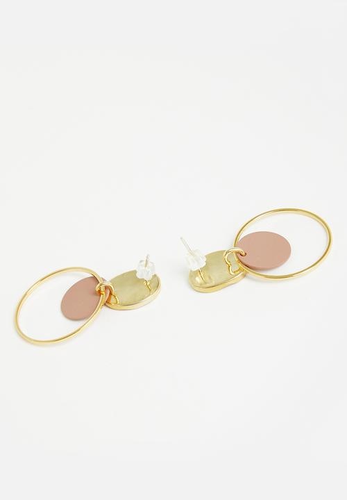 Superbalist - Jane stud earrings - gold