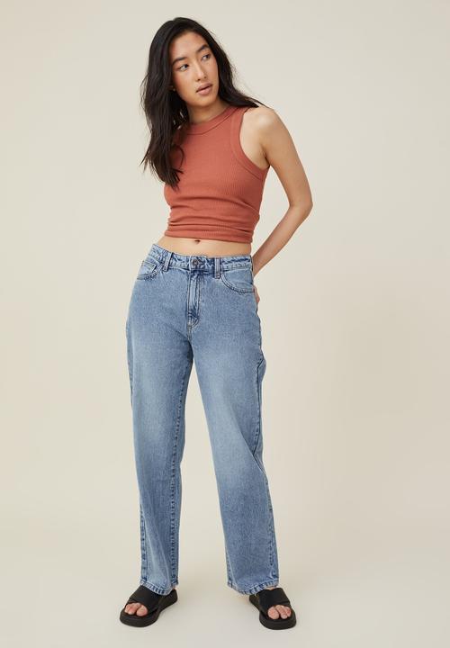 Cotton On - Loose straight jean - rain blue