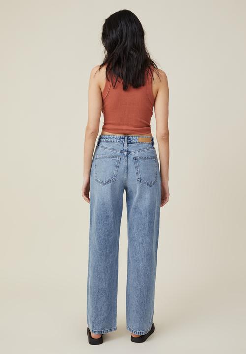 Cotton On - Loose straight jean - rain blue