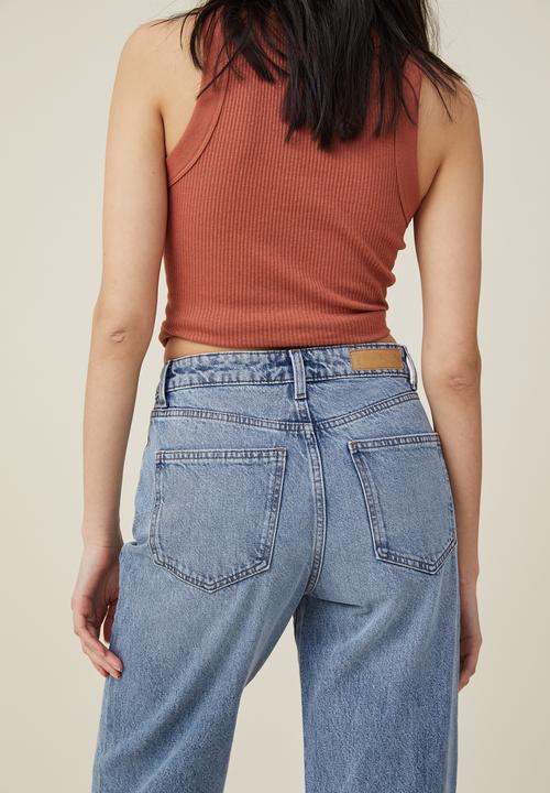 Cotton On - Loose straight jean - rain blue