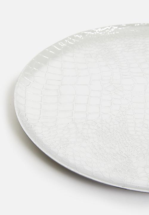 H&S - Mika charger plate - silver