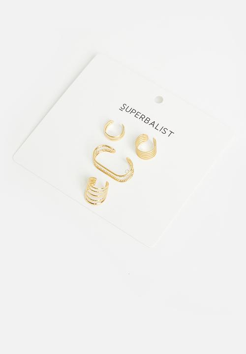 Superbalist - Vanessa ear cuffs - gold