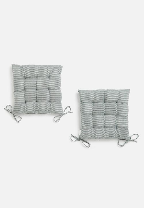 H&S - Callow seat pads set of 2- olive