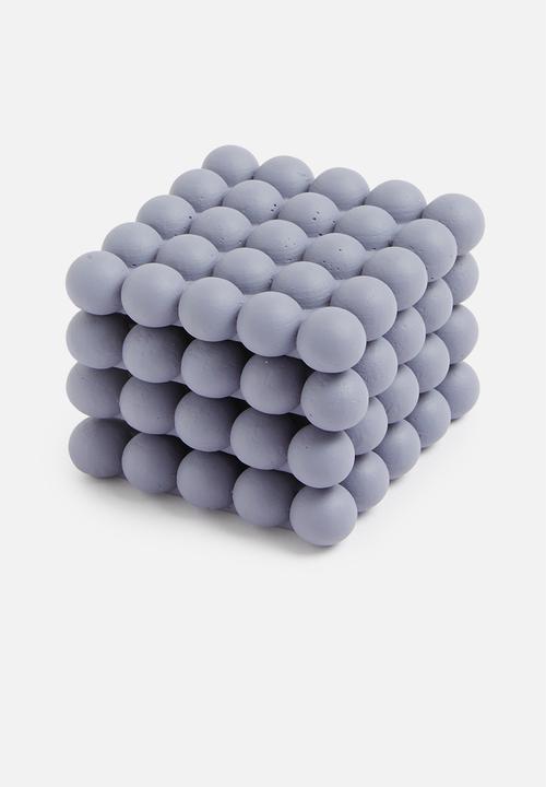 Sixth Floor - Fizz resin coaster set of 4 - lilac