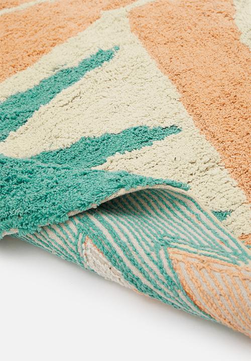 Sixth Floor - Fem cotton tufted round rug - multi