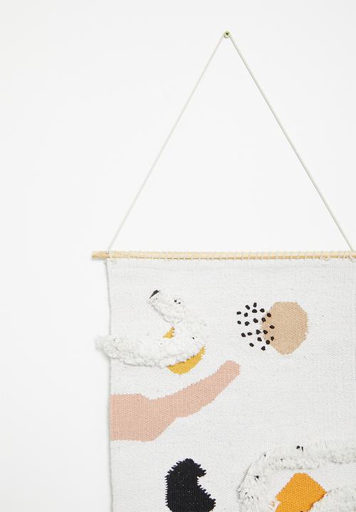 Sixth Floor - Gili tufted wall hanging - multi
