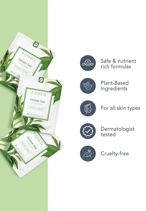 FOREO Sweden - Green Tea Sheet Mask