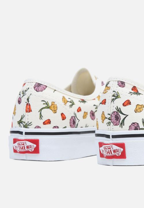Vans - Authentic - poppy floral cream