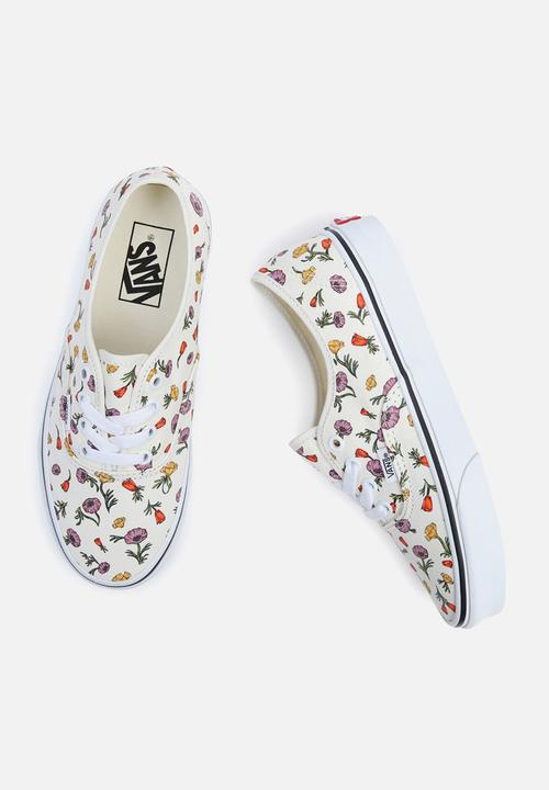 Vans - Authentic - poppy floral cream