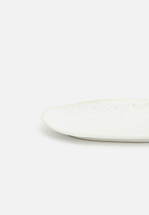 Sixth Floor - Gloss platter - cream