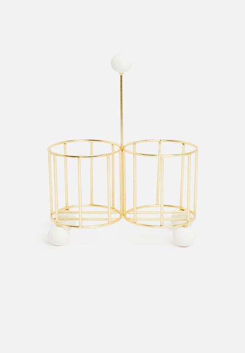 Sixth Floor - Aura wine rack - gold