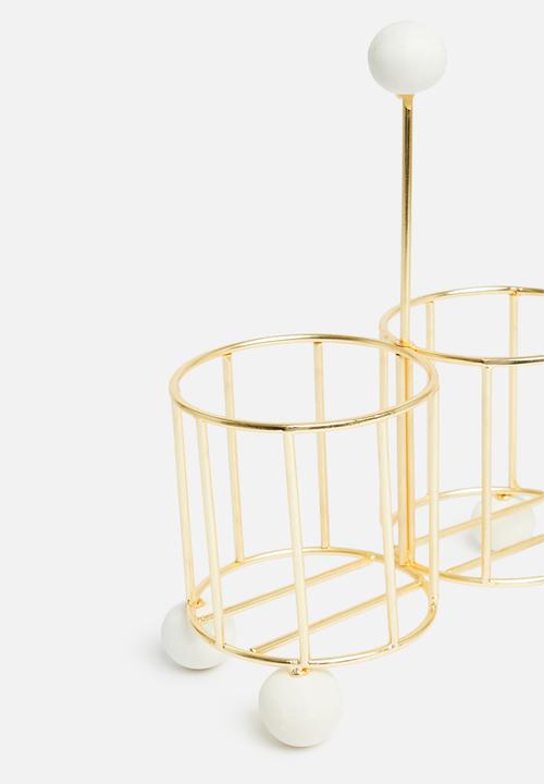 Sixth Floor - Aura wine rack - gold