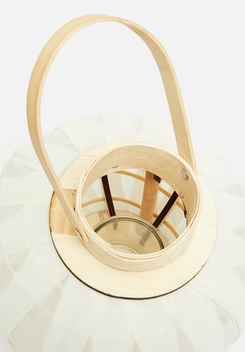 H&S - Gauze lantern - wooden