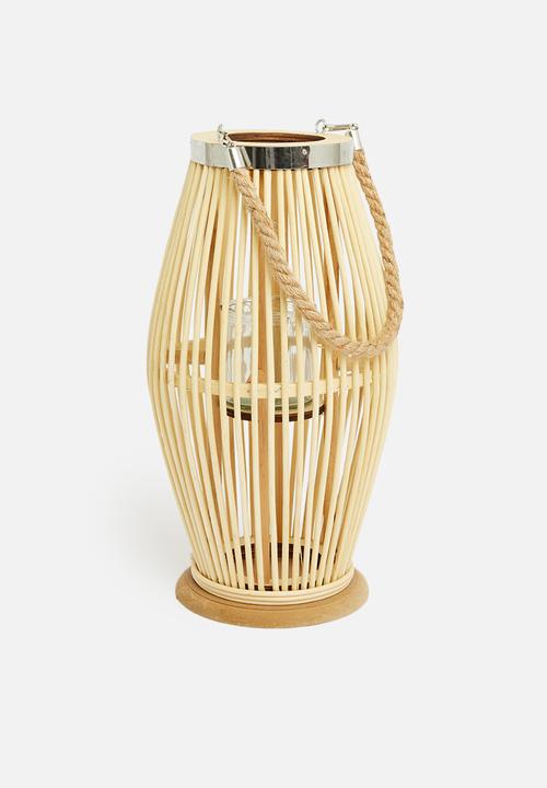 H&S - Java bamboo lantern - natural