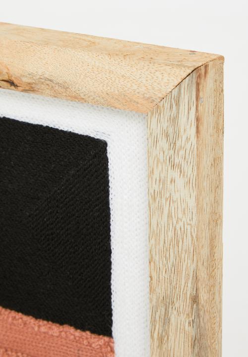 Sixth Floor - Jemaia embroidered wall art - multi