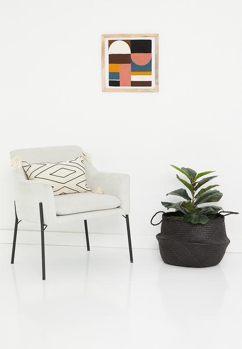 Sixth Floor - Jemaia embroidered wall art - multi