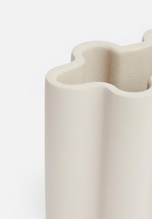 Sixth Floor - Fluti vase - cream