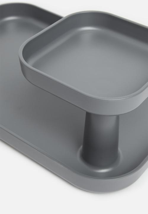Litem - Tower tray - dark grey