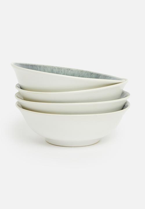 Sixth Floor - Moray serving bowl set of 4 - grey