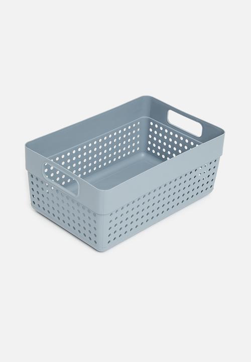 Storage Solutions - Handle storage basket - blue