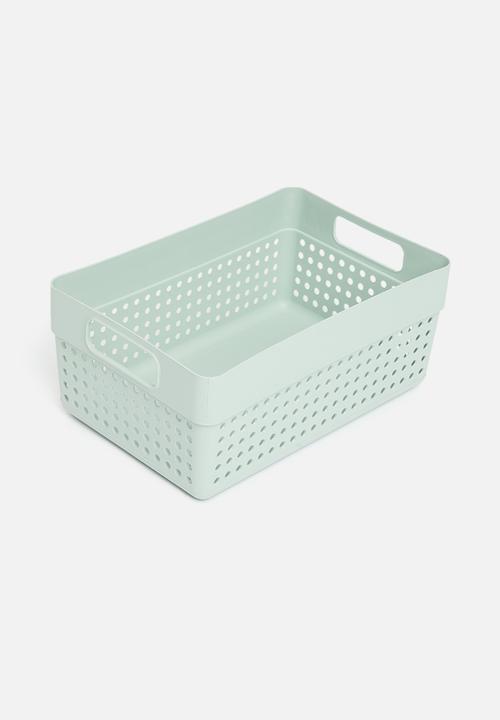 Storage Solutions - Handle storage basket - green