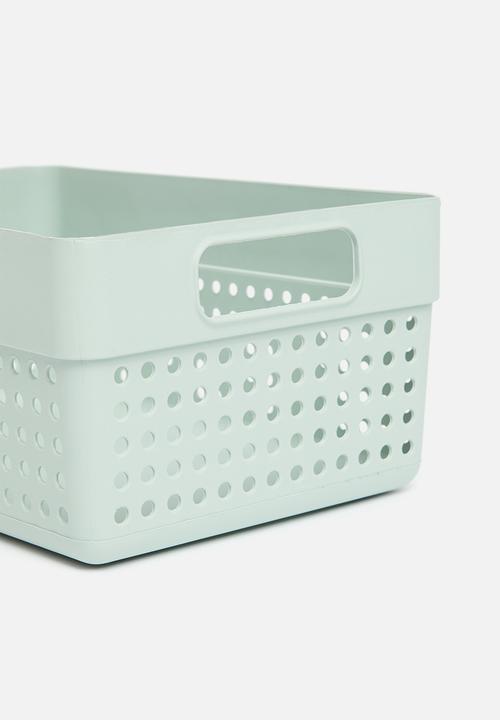 Storage Solutions - Handle storage basket - green