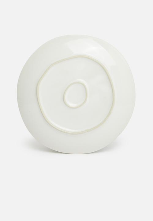Sixth Floor - Moray side plate set of 4-grey