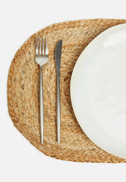 Sixth Floor - Sumba oval placemat set of 4 - natural