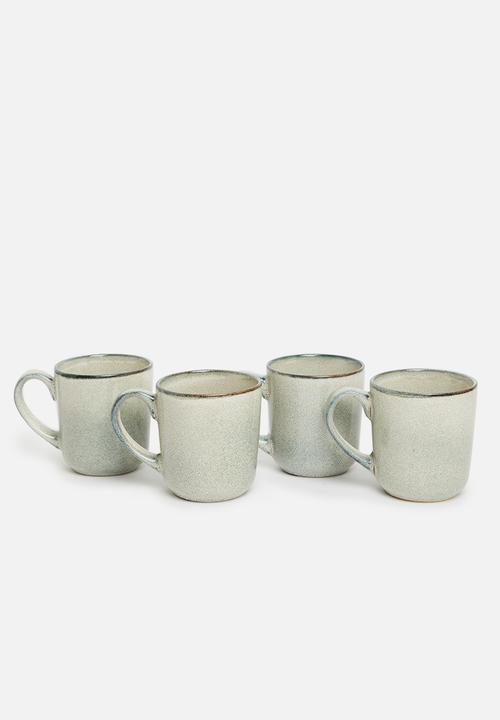 Excellent Houseware - Dinner set 16 pieces - grey