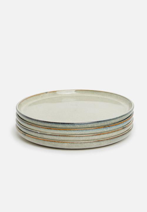Excellent Houseware - Dinner set 16 pieces - grey