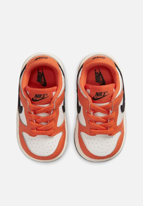 Nike - Nike dunk low - phantom/black-safety orange