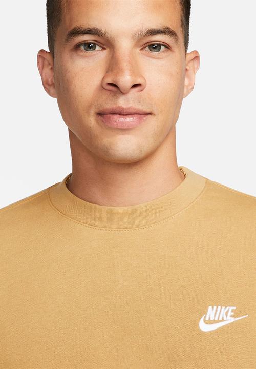 Nike - NSW Club Crew Neck Sweatshirt - elemental gold/white