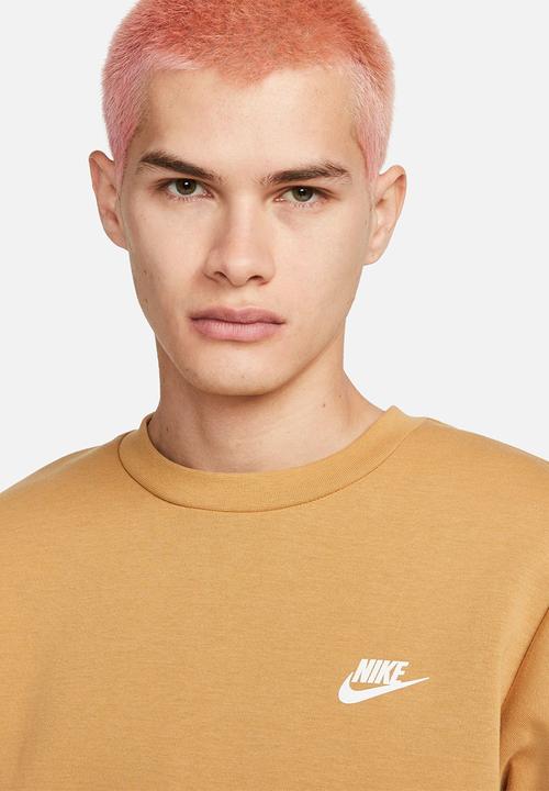 Nike - NSW tech fleece crew sweatshirt - elemental gold sail