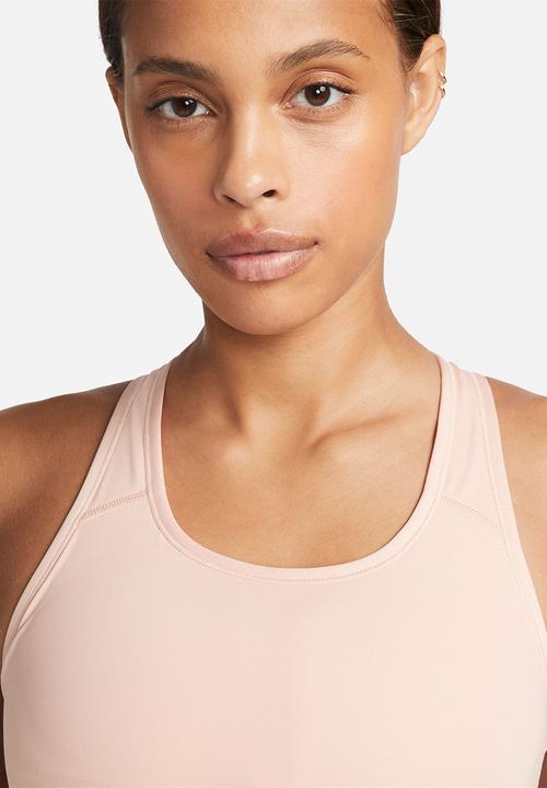 Nike - W nk swsh lngln bra - arctic orange/lt madder root/white
