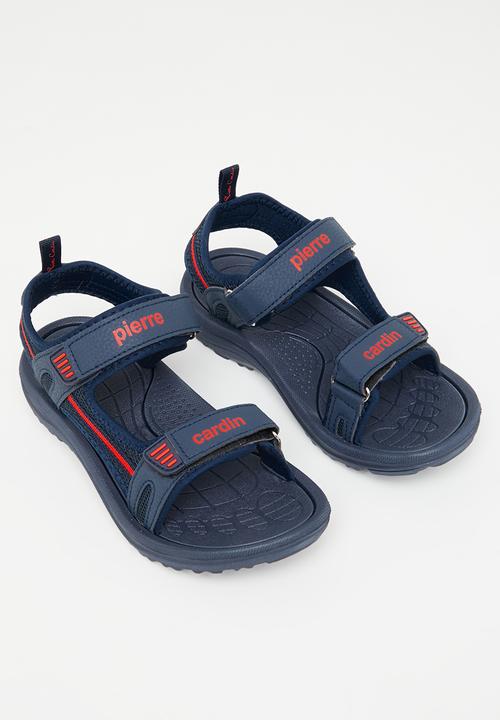 Pierre Cardin - Track sandals - navy & red