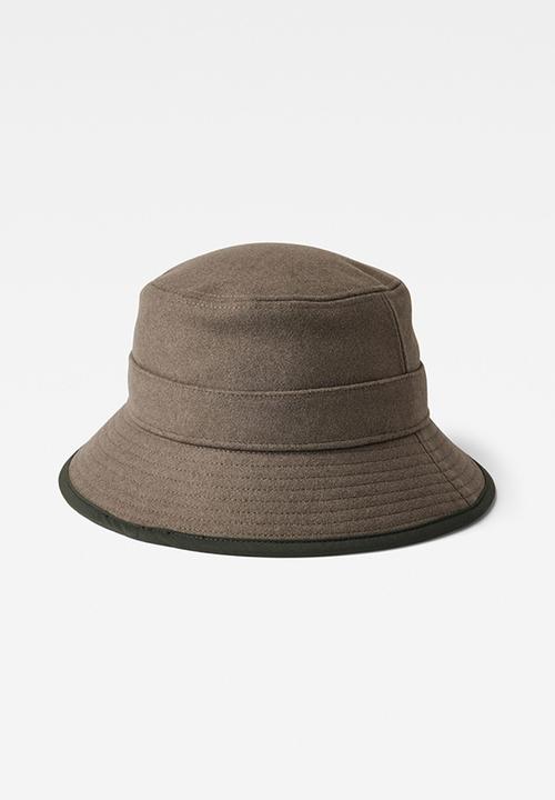 G-STAR - Wool bucket hat - turf