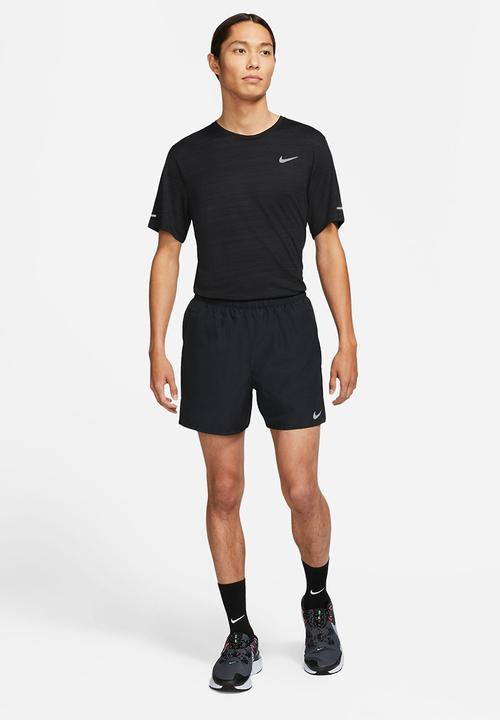 Nike - Nike m challenger short - black/reflective silver