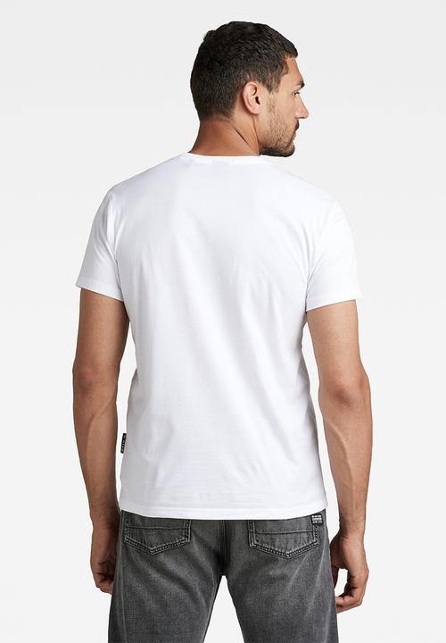 G-STAR - Raw logo r t - white