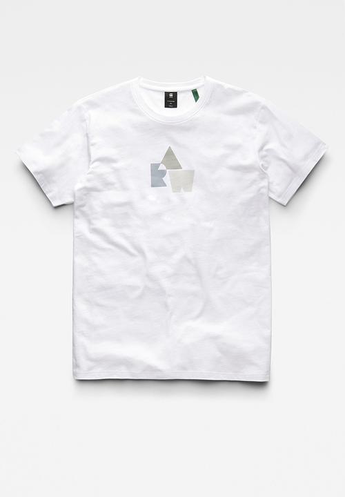 G-STAR - Raw logo r t - white