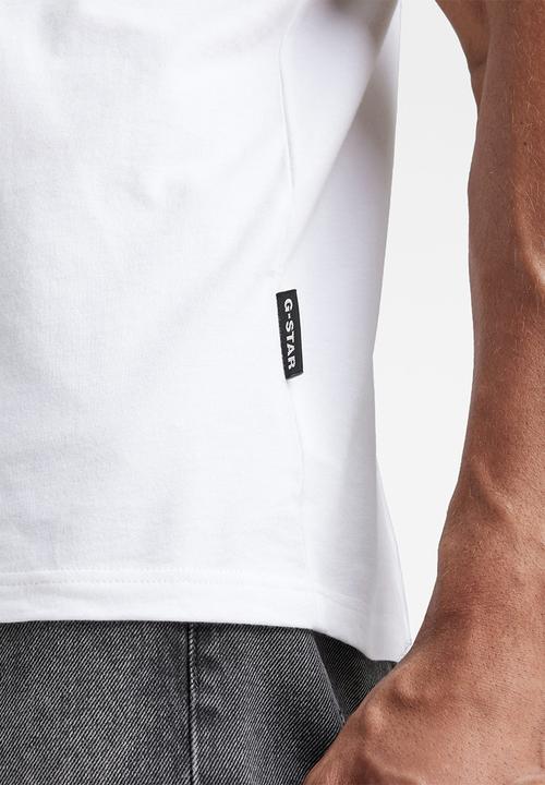 G-STAR - Raw logo r t - white